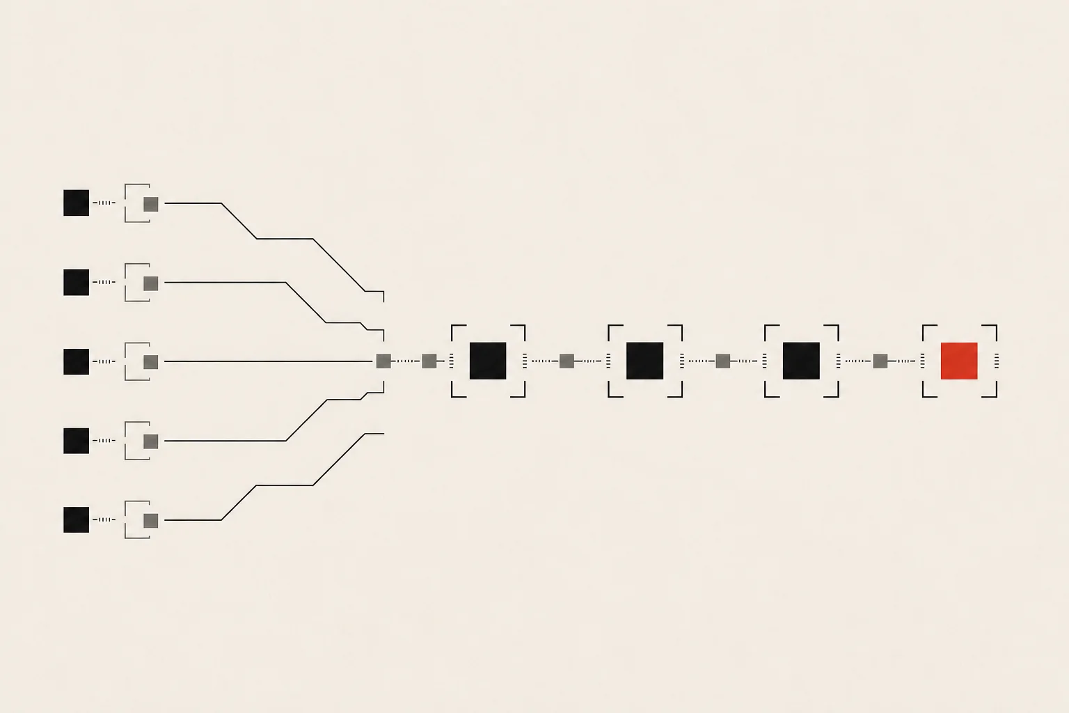 A physical rollout sequence moves from an open frame and specifications to a verified wallet credential.